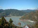 城峰公園からの神流湖